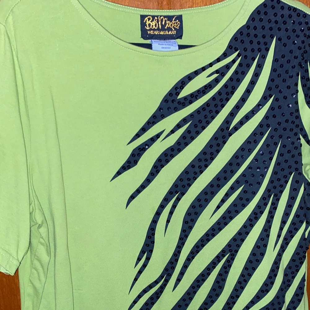 Bob Mackie Spring Summer Sequin Top - Picture 4 of 9